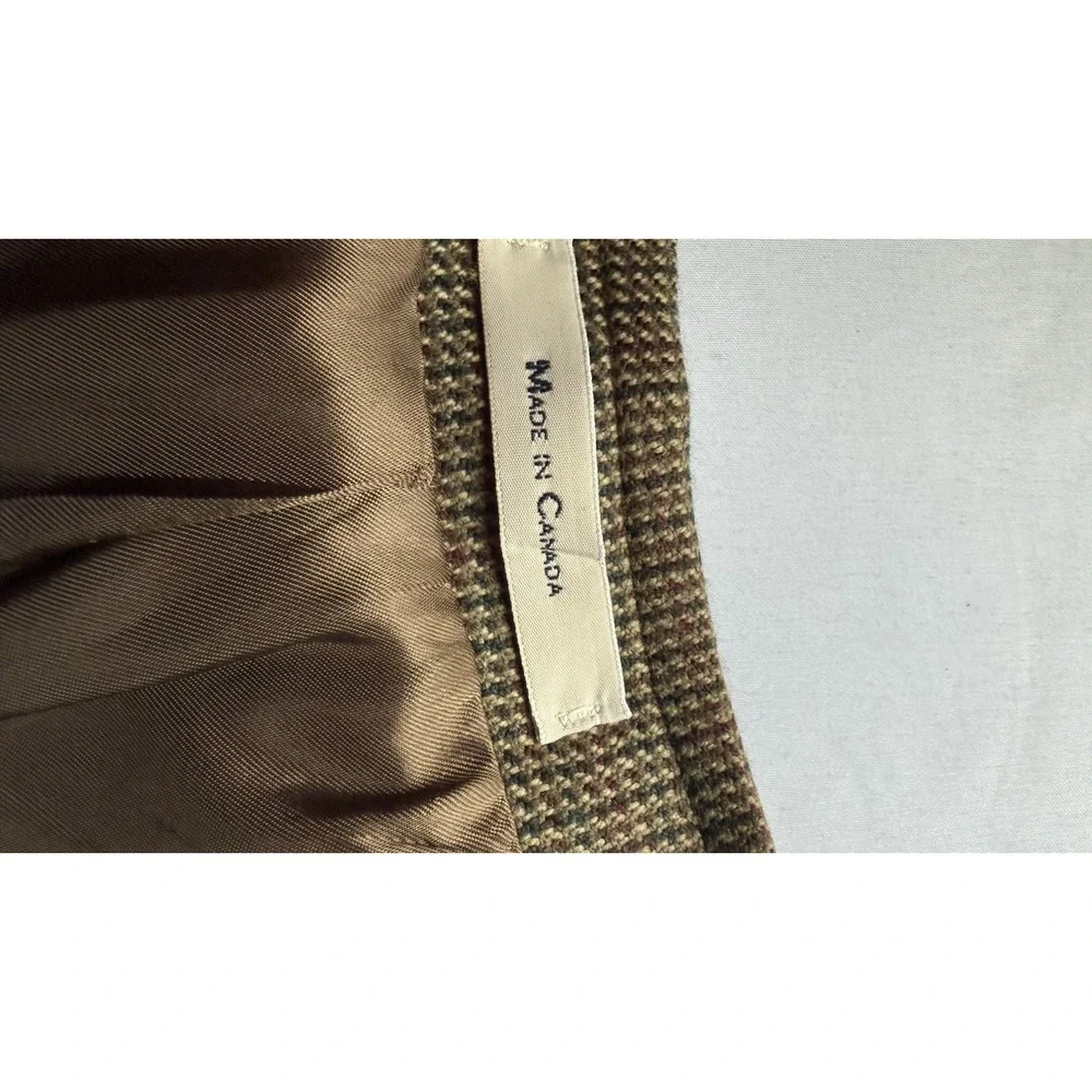 Chaps Ralph Lauren Men's Tweed Wool Houndstooth blazer size 48 R